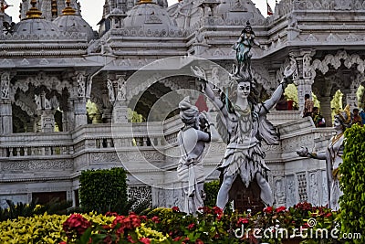 Swami Narayan Temple Editorial Stock Photo