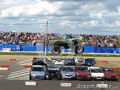 Swampthing Monster Truck Editorial Stock Photo