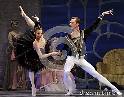 Swan lake ballet performed by russian royal ballet Editorial Stock Photo