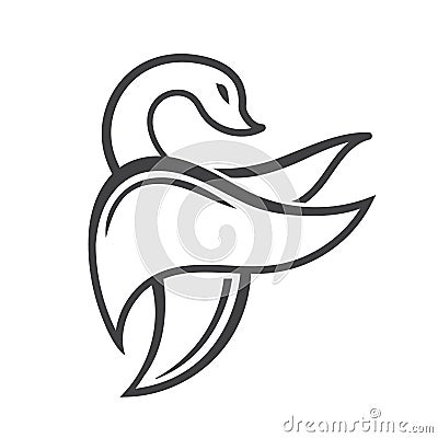 Swan Vector Illustration