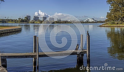 Swan river in Perth Stock Photo