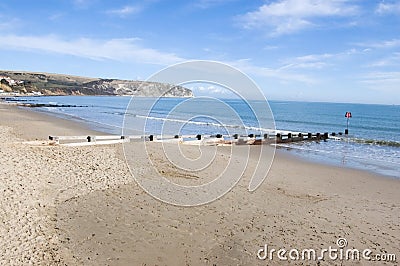 Swanage Beach, Dorset Stock Photo