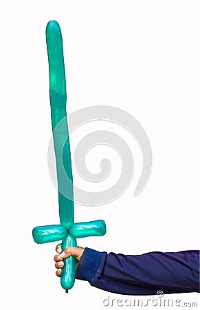 Sward balloon Stock Photo