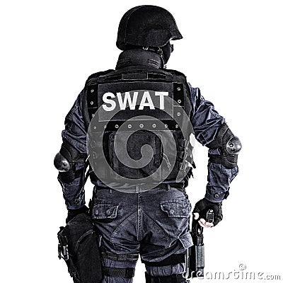 SWAT officer Stock Photo