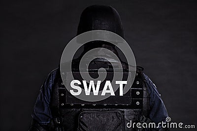 SWAT officer Stock Photo