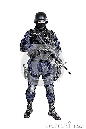 SWAT officer Stock Photo