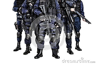 SWAT team Stock Photo
