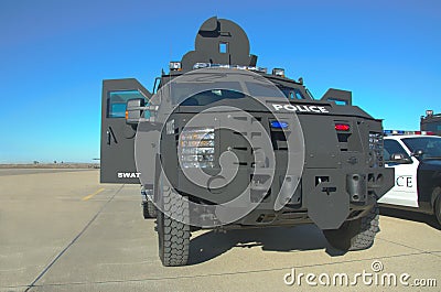 SWAT Vehicle Stock Photo