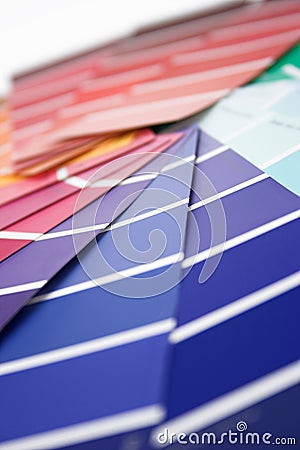 Swatch selection Stock Photo