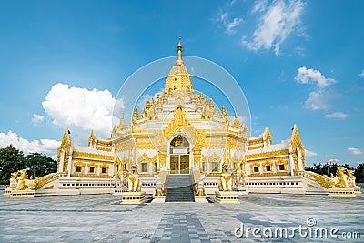 Swe Taw Myat, Buddha Tooth Relic Pagoda (Yangon, Myanmar) Stock Photo