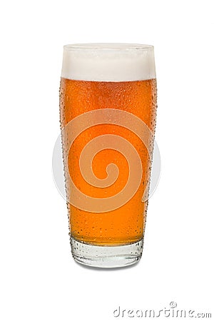 Sweated Craft Pub Beer Glass 7 Stock Photo