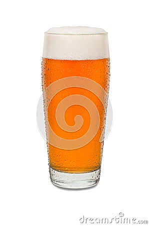 Sweated Craft Pub Beer Glass 4 Stock Photo