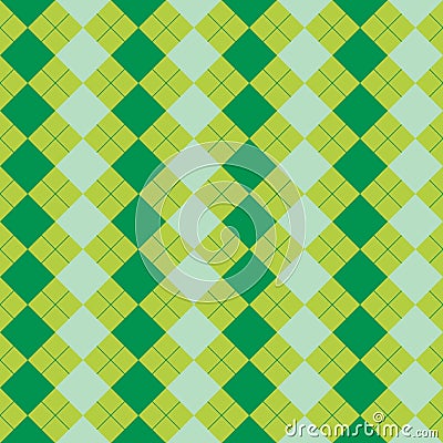 Sweater texture mixed green colors Vector Illustration