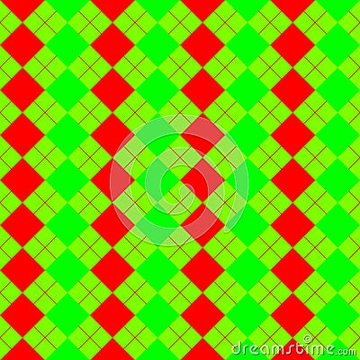 Sweater texture mixed red and green Vector Illustration