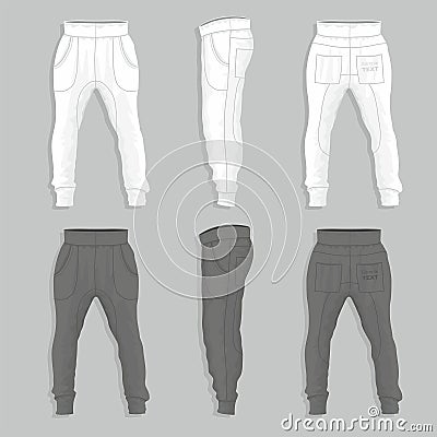 Sweatpants Vector Illustration