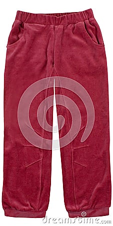 Sweatpants Isolated On White Background Royalty-Free Stock Photo