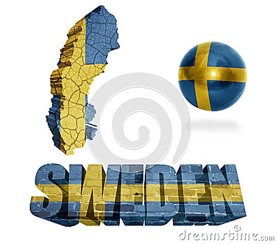 Sweden Symbols Stock Photo