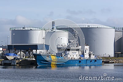 Swedish Coast Guard multi-purpose vessel Editorial Stock Photo