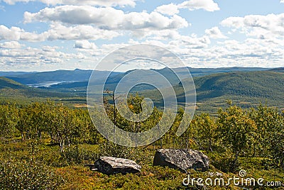 Swedish hills Stock Photo