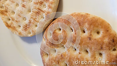 Swedish polar bread / polar brÃ¶d. Polar bread is a typical Swedish bread, round and soft Stock Photo