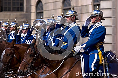 Swedish Royal Guard Editorial Stock Photo