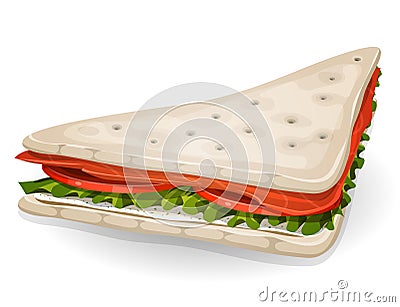 Swedish Sandwich Icon Vector Illustration