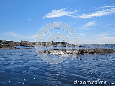 The swedish westcoast one beutiful summerday Stock Photo