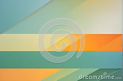 Abstract Waves of Color Flowing in a Vibrant Artistic Representation Stock Photo
