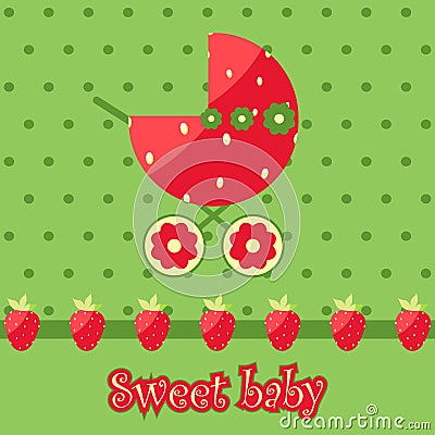 Sweet baby Vector Illustration