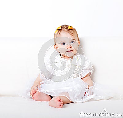 Sweet baby girl Stock Photo