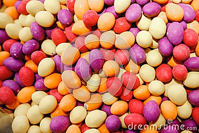 Sweet background candy shop weights from Italy Venezia Stock Photo