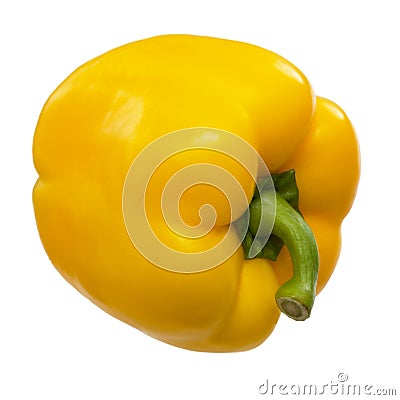 Sweet bell yellow paprica Stock Photo