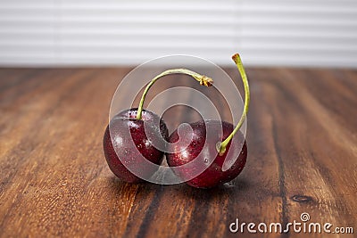 Sweet bing cherries Stock Photo