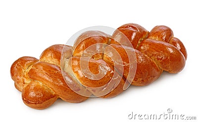 Sweet bread plait Stock Photo