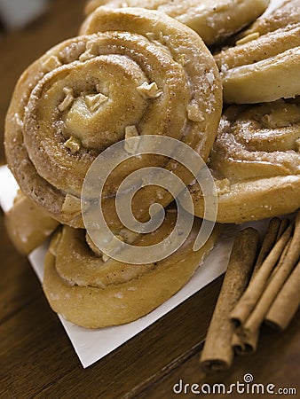 Sweet bun Stock Photo