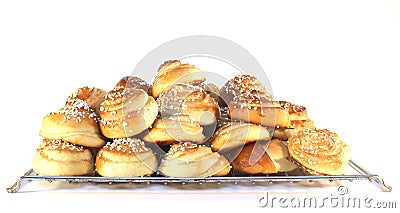 Sweet buns in bunch Stock Photo