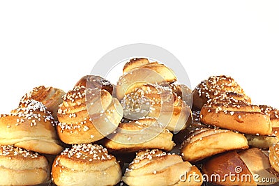 Sweet buns in bunch Stock Photo