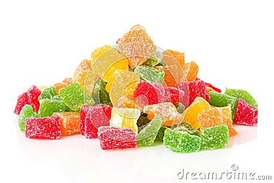 Sweet Candied Fruit Stock Photo