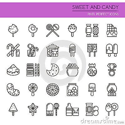 Sweet and Candy Vector Illustration