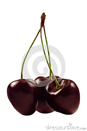 Sweet cherries Stock Photo