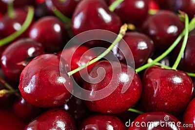 Sweet cherries Stock Photo