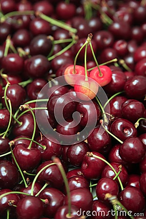 Sweet cherry Stock Photo