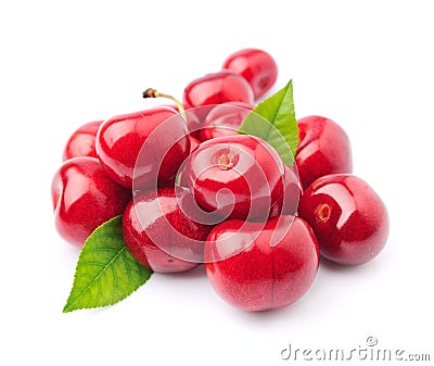 Sweet cherry fruits Stock Photo