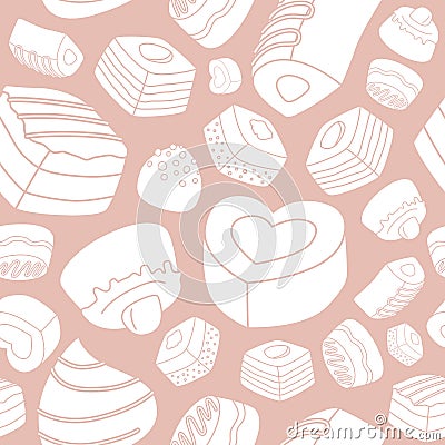 Sweet chocolate background 03 Vector Illustration