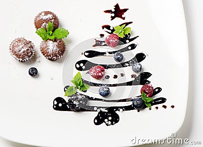 Sweet christmas tree Stock Photo