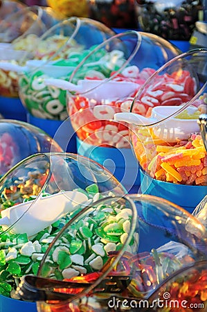 Sweet colorful candy Stock Photo