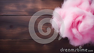 Sweet Cotton Candy Horizontal Background. Stock Photo
