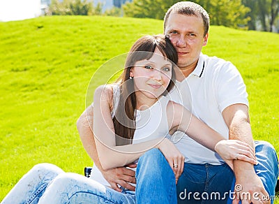 Sweet couple Stock Photo