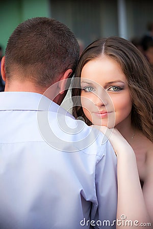 Sweet couple in love. Stock Photo