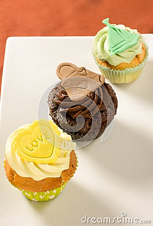 Sweet cupcake Stock Photo